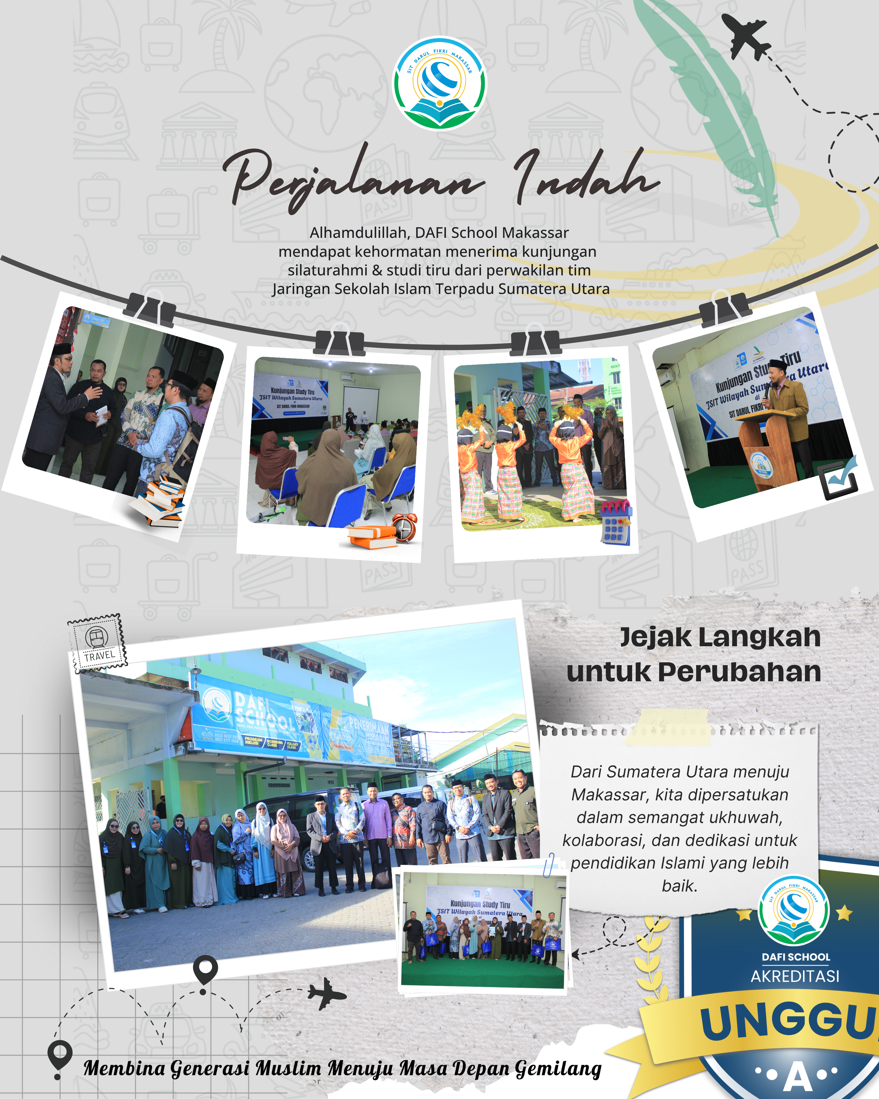 Jejak Langkah untuk Perubahan: Silaturahmi SIT Sumut di DAFI School Makassar