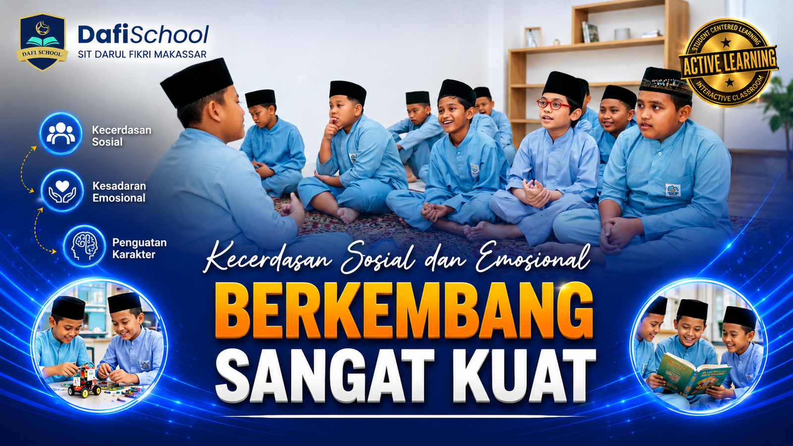 Kecerdasan Sosial dan Emosional Berkembang Sangat Kuat